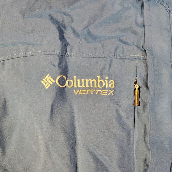 Columbia Colorblock Gorpcore Interchange Vertex Jacket Blue Black Mens XL - Picture 6 of 10